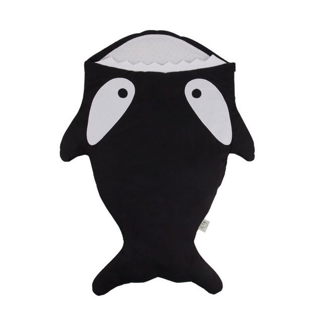 Saco de dormir estilo tiburón para bebé, manta cálida Fivean unisex