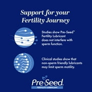 Pre-Seed Fertility Lubricant, for Use by Couples Trying to Conceive, with 9 Applicators, 1.4 oz Tube