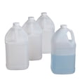 thumbnail image 1 of Hudson Exchange 1 Gallon Square Plastic Jug with Cap, HDPE, Natural, 4 Pack, 1 of 4