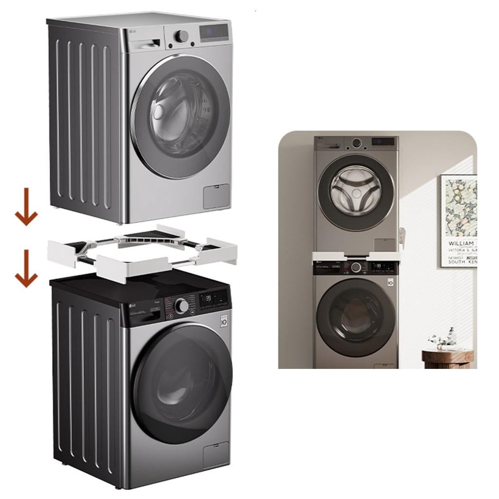 Heavy Duty Dryer Washing Machine Connecting Rack Not Punching Dryer Stacking Rack Anti Noise Drying Accessories