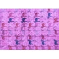 thumbnail image 1 of Ahgly Company Indoor Rectangle Abstract Purple Modern Area Rugs, 6' x 9', 1 of 4