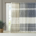 thumbnail image 5 of INK+IVY Boho Style Adult Mila Collection Cotton Printed Curtain Panel, 50x84", Taupe, 5 of 7