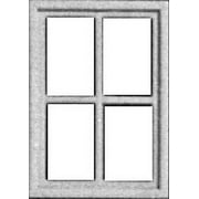 Pikestuff 2103 HO Four Pane Windows (Pack of 3)
