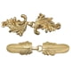 thumbnail image 4 of 2x Clips para suéter de diseño Vintage, Clips para capa, Clips para cárdigan, broches para cuello chal, broche para camisa, Clips para niñas y mujeres Oro, 4 of 8