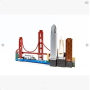 21043 San Francisco Architecture Building Blocks Model Fit Toys for Children Christmas Gifts