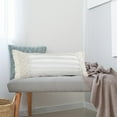 thumbnail image 6 of Desert Fields Handmade Macrame Indoor Outdoor Lumbar Pillow, 6 of 9