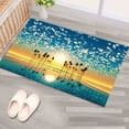 thumbnail image 5 of Coastal Rug, Tropical Rug, Beach Soft Rug, Sunrise Rug, Sunset Rug, Blue Decor Rug, Modern Rug, Entry Rug, Thick Rug, Pattern Rug, Car Mat, 2.6'x5' - 80x150 cm, 5 of 8
