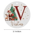 thumbnail image 3 of mfyjkho Adornos navideños personalizados para hacer tú mismo, letras acrílicas de 8 cm para colgar en el árbol, juego de 26., 3 of 5