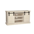 thumbnail image 4 of Origins by Alpine Vintage Barn Door Wood TV Console in White Fir, 4 of 6