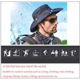 thumbnail image 4 of Sombrero para el Sol Hombres Mujeres Senderismo Gorra de Safari Sombrero de Cubo de Verano Plegable al Aire Libre Sombrero de Pescador Anti UV,Grey ER, 4 of 5