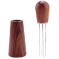 thumbnail image 4 of Espresso Coffee Stirrer Coffee Stirring Tool For Espresso Distribution Natural Wood Handle And Stand, 4 of 5