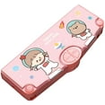 thumbnail image 1 of JHIJHOO Cartoon Pattern Multifunction Pencil Case with Pop Out Scissors & Pencil Sharpener, Assorted Colors, 1 of 6