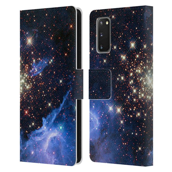Head Case Designs Officially Licensed Cosmo18 Space Star Cluster Leather Book Wallet Case Cover Compatible with Samsung Samsung Galaxy S20 / S20 5G