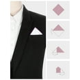 thumbnail image 3 of INSPIRE CHIC Men's Pocket Square Cotton Handkerchiefs for Suits Jacket, 3 of 4