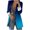B Blue, variant on Women Fall Blazer Snakeskin Printed Long Sleeve Blazer Jacket Coat Oversized Lapel Blazers 2026