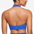 thumbnail image 2 of Top deportivo tipo halter INGIA con relleno y espalda baja, color royal, talla M, 2 of 4