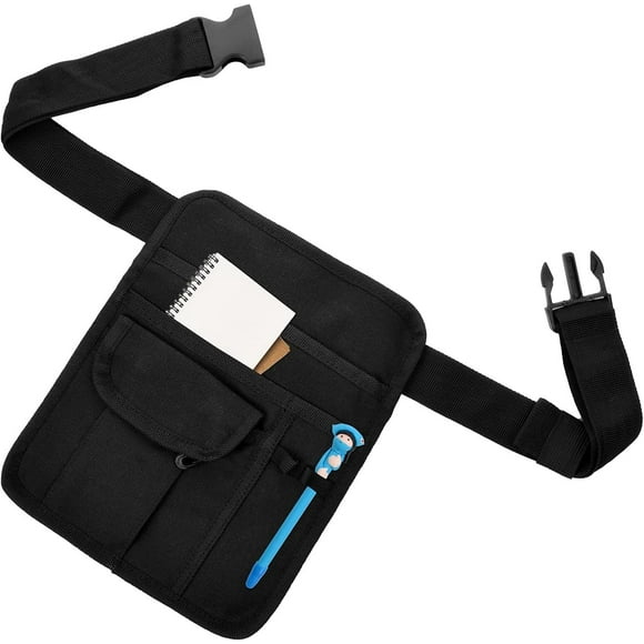ORUYROP Restaurant Server Apron for Waiter Waitress Utility Belt Fanny Pack Pocket Organizer for Guest Book,Tablet,Wallet Pads Holder Money Waitstaff Pens Change with Coin Pouch
