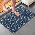 thumbnail image 4 of Dark Blue Cartoon Horse Rainbow Pattern Bathroom Rugs Mat,Non Slip Microfiber Bathroom Rug,Rubber Backing,Soft Bathroom Mats for Bathroom Floor,Tub and Shower,20x32in(50x80cm), 4 of 5