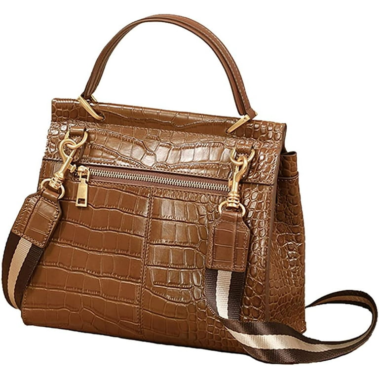 Pikadingnis Women's Crocodile Pattern Handbag