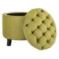 thumbnail image 4 of Safavieh Amelia Contemporary Glam Tufted Storage Ottoman, 4 of 10