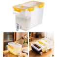 thumbnail image 4 of Xingzhi Household Cold Kettle With Faucet Fruit Teapot Water Bucket Water Jug Yellow, 4 of 7