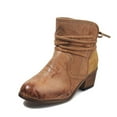 thumbnail image 6 of asdoklhq Womens Boots Clearance Under $20, Lace Up Thick Heel Classic Short Boots, 6 of 7