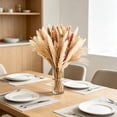 thumbnail image 6 of Dongrere Natural Dried Pampas Grass Bouquet, Neutral Toned Dried Floral, Phragmites Dried Flowers for Home, Wedding Centerpieces, Farmhouse Vases, 15" - 17", 6 of 6