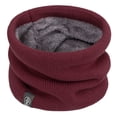 thumbnail image 3 of Calentador Cuello Invierno Tejido para Hombres Y Mujeres Polaina El Bufanda Clima (vino) Rojo, 3 of 4