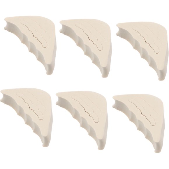 Amazing High Heels Half-Size Pad Bone Spur Relief Heel Support 6 Pairs Toe Filler Inserts for Women Beige ensuring long - lasting use. Don't miss out!