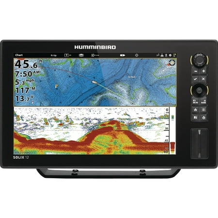 Humminbird 410470-1 SOLIX 10 CHIRP GPS Sonar Fishfinder & Chartplotter with 10.1