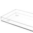 thumbnail image 5 of Clear Acrylic Tray Bathroom Vanity Organizer for Coffee Breakfast, 5 of 7