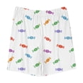 thumbnail image 4 of Odeerbi 5-14 Años Niños Niñas Verano Pantalones Cortos Estampados Caramelo Pantalones Cortos Workout Athletic Sports Pantalones Cortos Transpirables Con Bolsillos, 4 of 5