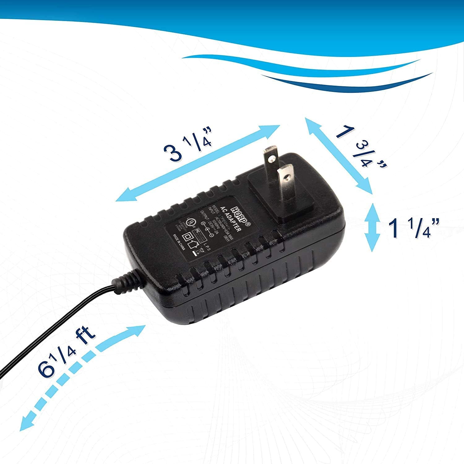 HQRP AC Adapter / Power Supply for Roland Micro Cube Bass RX