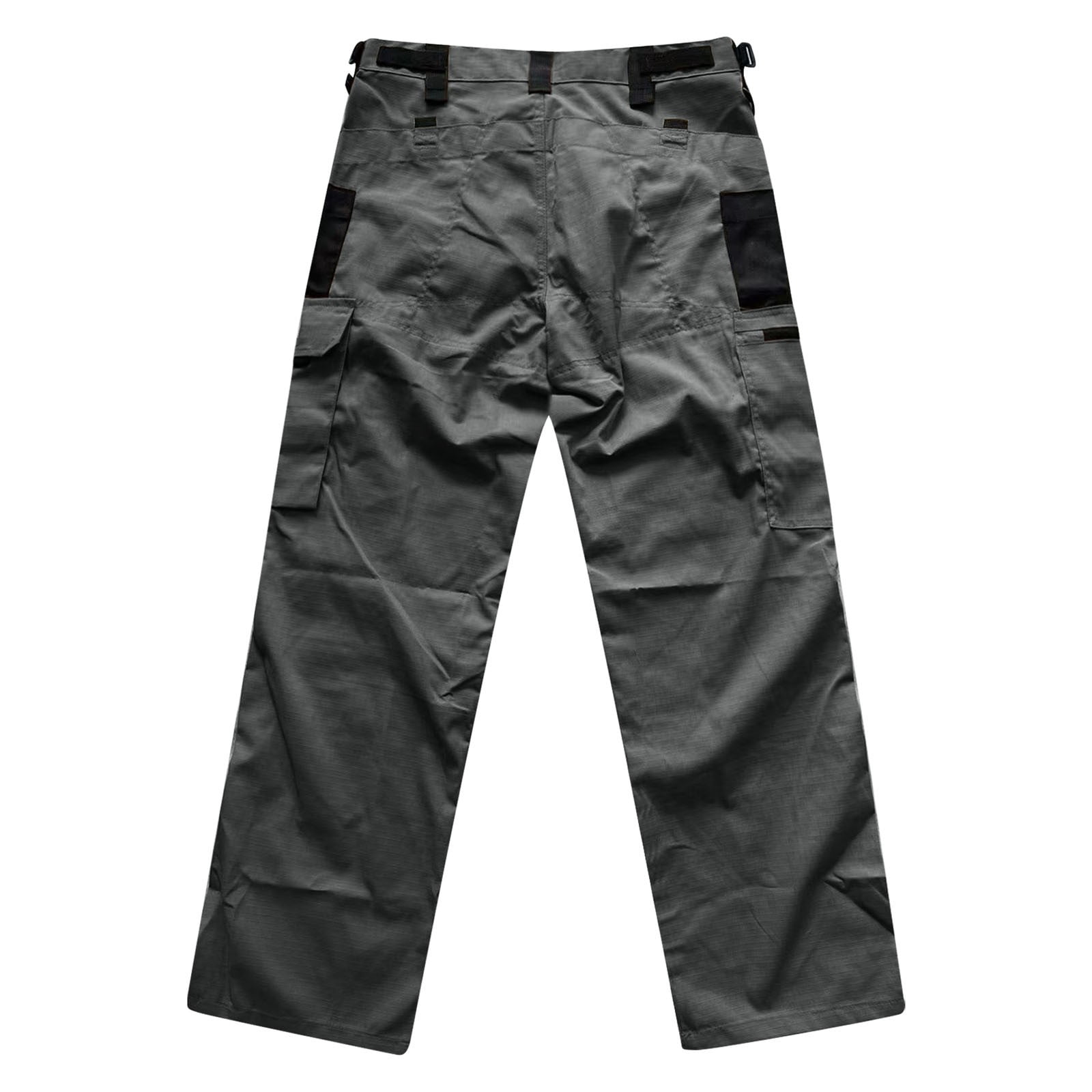 Cargo Pants Men Slim Fit Skinny Straight Leg Parachute Pant
