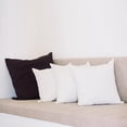 thumbnail image 3 of Continental Bedding 50/50 Feather & White Goose Down Pillow Inserts, White 24” x 24”, 3 of 10
