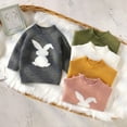thumbnail image 4 of Infant Toddler Baby Boy Girl Cartoon Fall Winter Knit Tops Pullover Sweater, 4 of 10