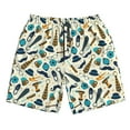 thumbnail image 2 of KLL Fathers day Men's Casual Summer Beach Shorts Hawaiian Shorts with Pockets-X-Large, 2 of 6