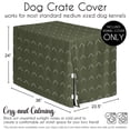 thumbnail image 5 of Sweet Jojo Designs Woodland Arrow Green and White Boy, Girl, Unisex/Gender Neutral Dog Crate Kennel Cover 36in., 5 of 6