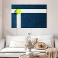 thumbnail image 2 of Elephant Stock Tennis Court Line Wall Art - Horizontal Canvas Wall Art - Living Room Wall Decor - Sports Canvas - Blue And White Decor - 48" x 32", 2 of 8
