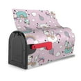 Daiia Llama Unicorn and Rainbow Mailbox Cover , Magnetic Welcome ...