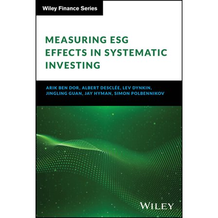 Wiley Finance Measuring Esg Effects in Systematic Investing, (Hardcover)