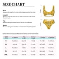 thumbnail image 6 of Daiia Yellow Limes Women's Bikini Set Two Piece Swimsuit High Waisted Bikini Adjustable Straps Bikini Perfect for Beach, Pool, and Summer Vacation-X-Large, 6 of 9