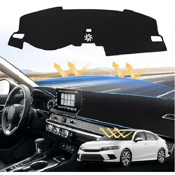 Custom For 2022-2024 Honda Civic Sedan 11th Car Dashboard Mat Dash Cover Pad