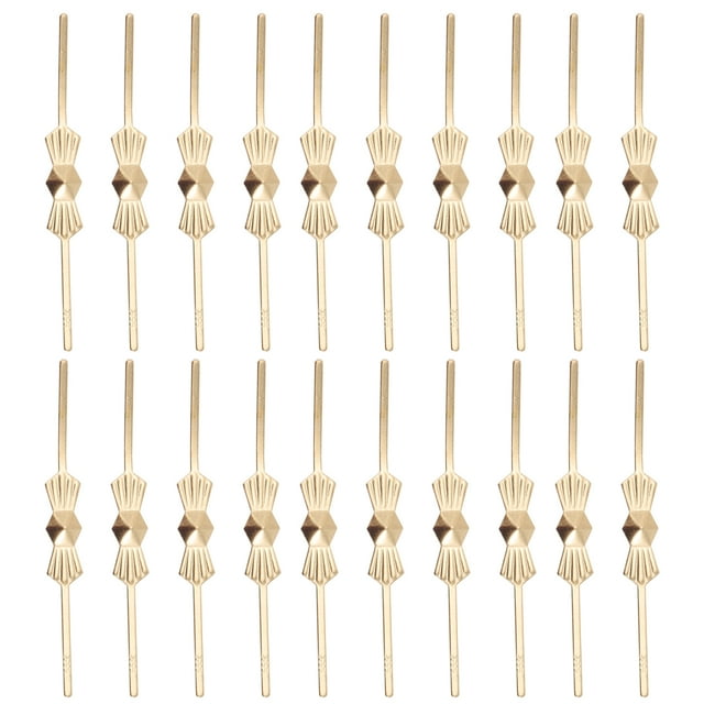 MasteelfCA 200 Pcs Connecteurs de Lustre en Métal Pièces de Perles avec Nœud Papillon Cristaux