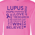 thumbnail image 4 of Inktastic Lupus Awareness Walk Slogan Ribbon Long Sleeve T-Shirt, 4 of 5