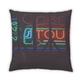 thumbnail image 2 of Ahgly Company Neon Neon Coussin d'Extérieur, 18 Pouces par 18 Pouces, 2 of 6