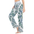 thumbnail image 3 of Medium Women's Comfy Casual Pajama Pants Stretch Fabric Suitable for Yoga Pants Hippie Pants，The Best Holiday Gifts for Women Blue Green Gray, 3 of 7