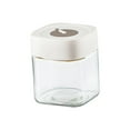 thumbnail image 4 of Frasco hermético para alimentos, frasco de vidrio con tapa, recipiente apilable para almacenar té. Blanco 750ml, 4 of 9