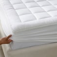 thumbnail image 4 of Double Layer Mattress Topper Fitted Mattress Cover Mattress Pad Protector Soft Noiseless Breathable Washable Durable Bed Pad Mattress Topper Holiday Gifts, 4 of 6