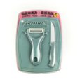 thumbnail image 5 of 3PCS Ceramic Kitchen Set: Fruit/Vegetable Peeler, Knife, Mini Cutting Board, Sharp Safe for Healthy Cooking, Gift for Lovers, 5 of 5
